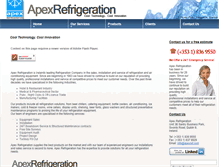 Tablet Screenshot of apexref.com